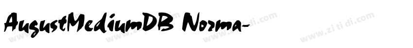 AugustMediumDB Norma字体转换